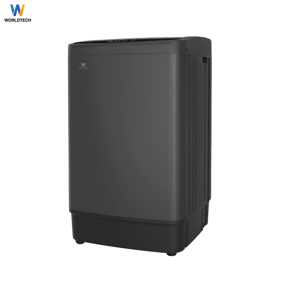 เครื่องซักผ้าฝาบน WORLDTECH รุ่น WT-MB70-600 ขนาด 7 KG. สีเทา-ดำ